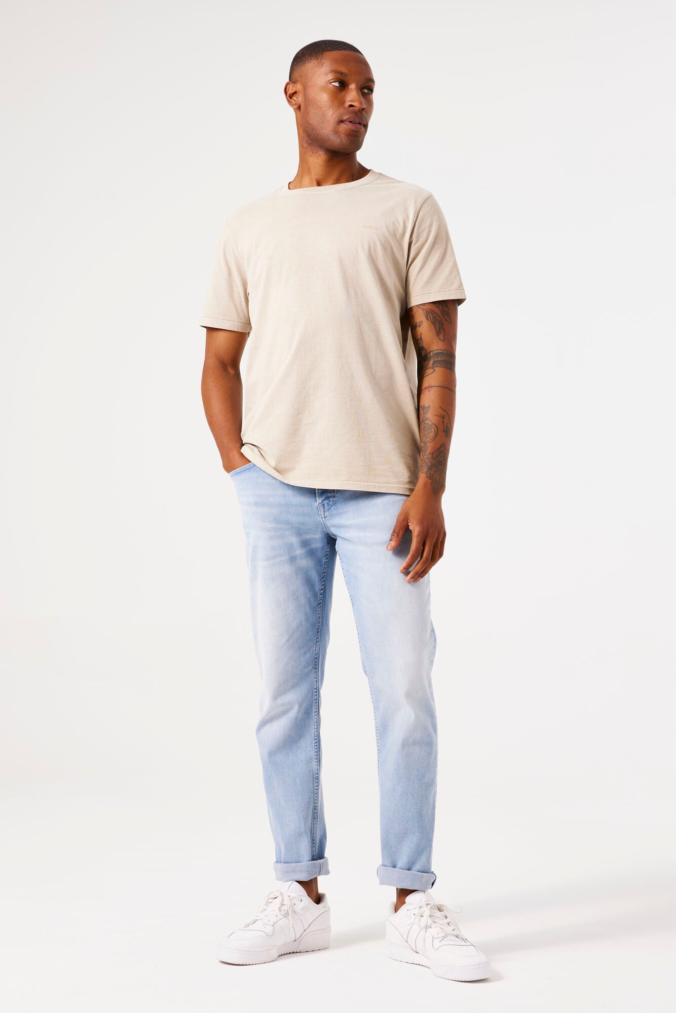 GARCIA JEANS Rocko Five Pocket - Misty Harbor Blue - 690.9905 von Garcia Jeans
