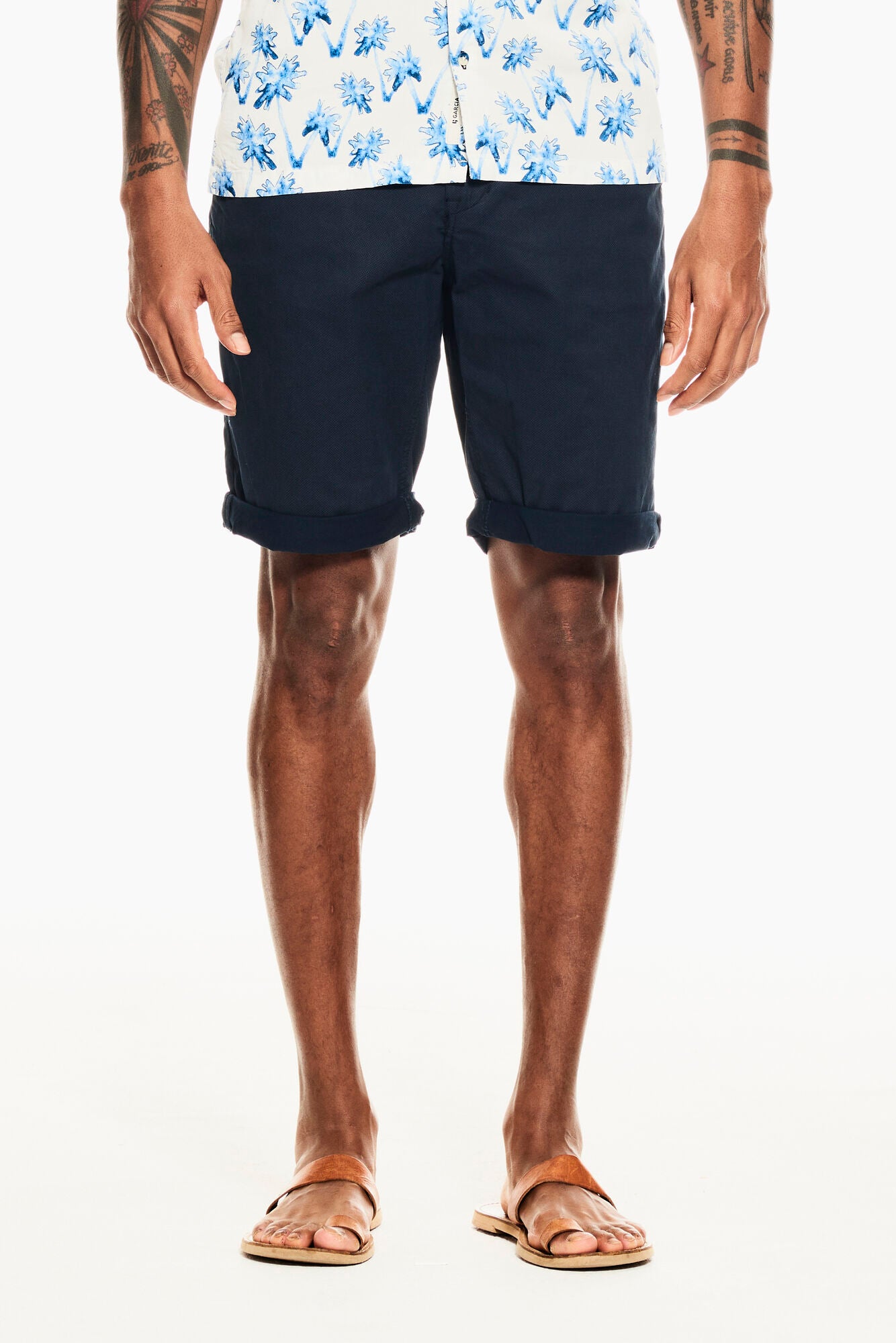 GARCIA JEANS Santo Chino-Shorts - Night Harbor Blue - GS110353.292