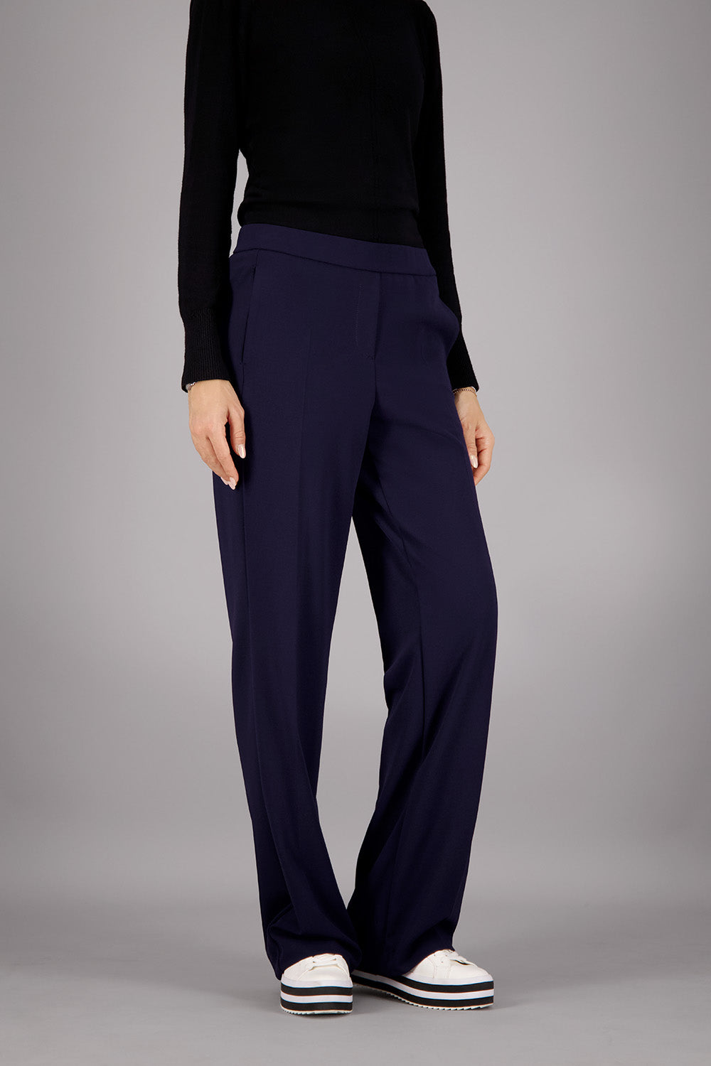 ATELIER GARDEUR Franca Stoffhose - Midnight Ink - FRANCA800 601371.1068 von Atelier Gardeur