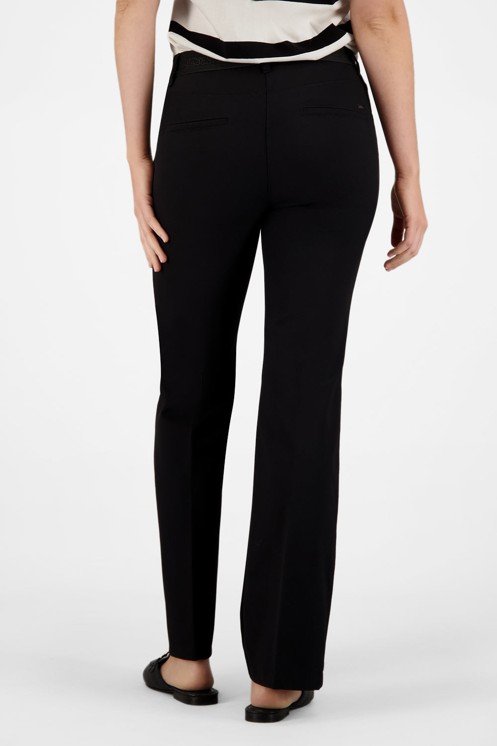 ATELIER GARDEUR Zilla Bootcut Schlupfhose - Noir Elegance - ZILLA2 602471.1099 von Atelier Gardeur