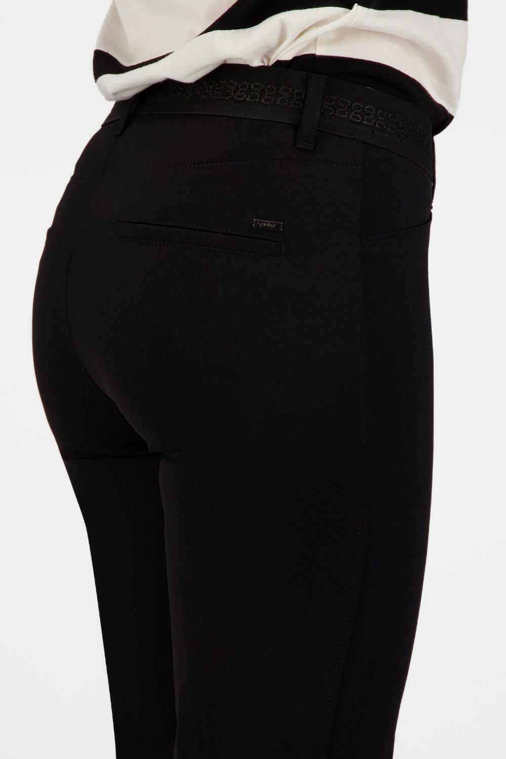 ATELIER GARDEUR Zilla Bootcut Schlupfhose - Noir Elegance - ZILLA2 602471.1099 von Atelier Gardeur