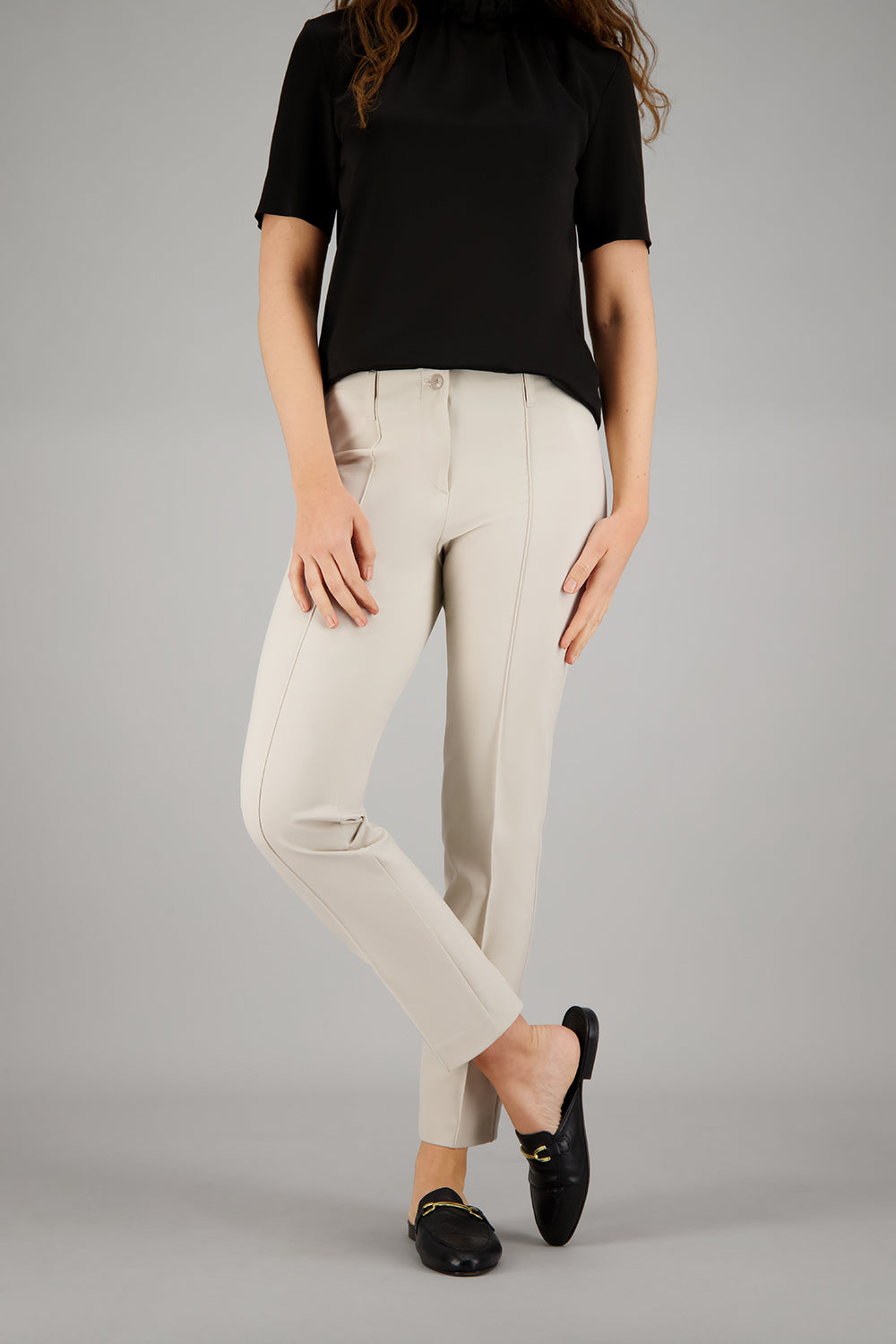 ATELIER GARDEUR Zene Elegante Hose - Soft Ivory - ZENE61 602471.1013 von Atelier Gardeur