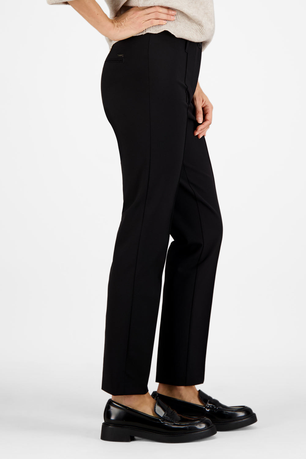 ATELIER GARDEUR Zene61 Zigarettenhose - Midnight Noir - ZENE61 602471.1099 von Atelier Gardeur