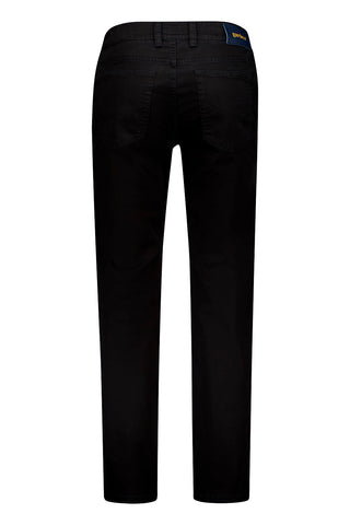 ATELIER GARDEUR Bill Cotton Flex Hose - Deep Obsidian Black - BILL-3-418861-99