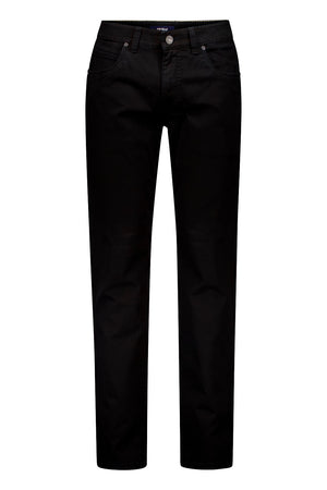 ATELIER GARDEUR Bill Cotton Flex Hose - Deep Obsidian Black - BILL-3-418861-99