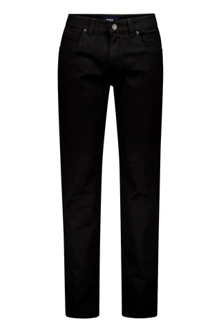 ATELIER GARDEUR Bill Cotton Flex Hose - Deep Obsidian Black - BILL-3-418861-99