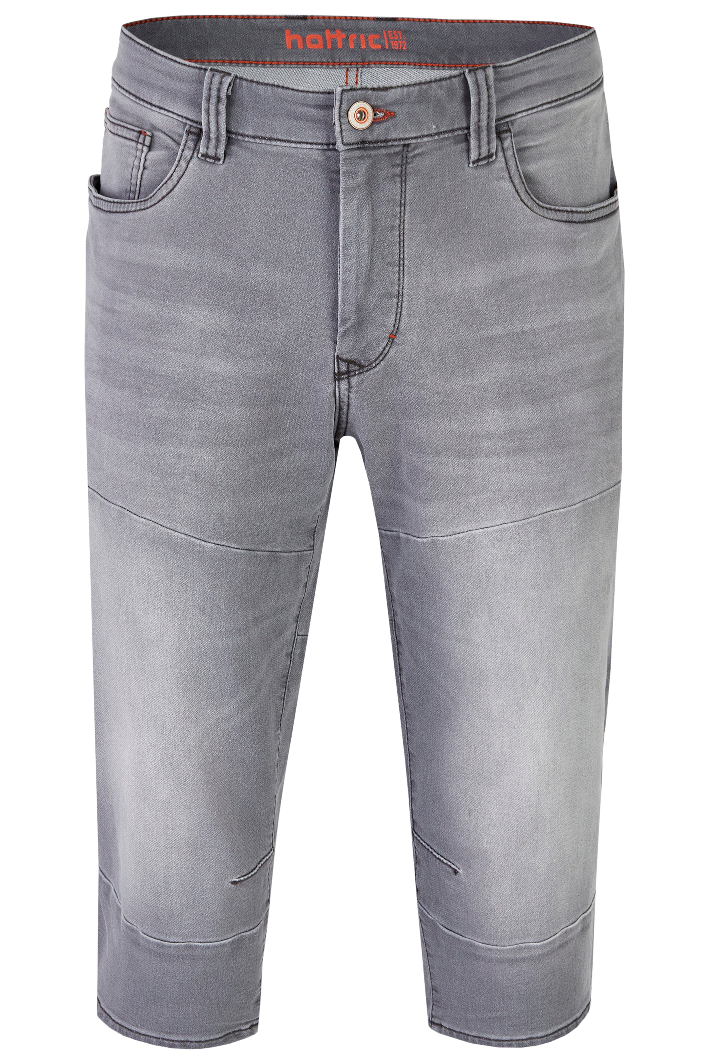 HATTRIC WORKER CAPRI Jeans - Steel Mist Grey - 696015 7712.04