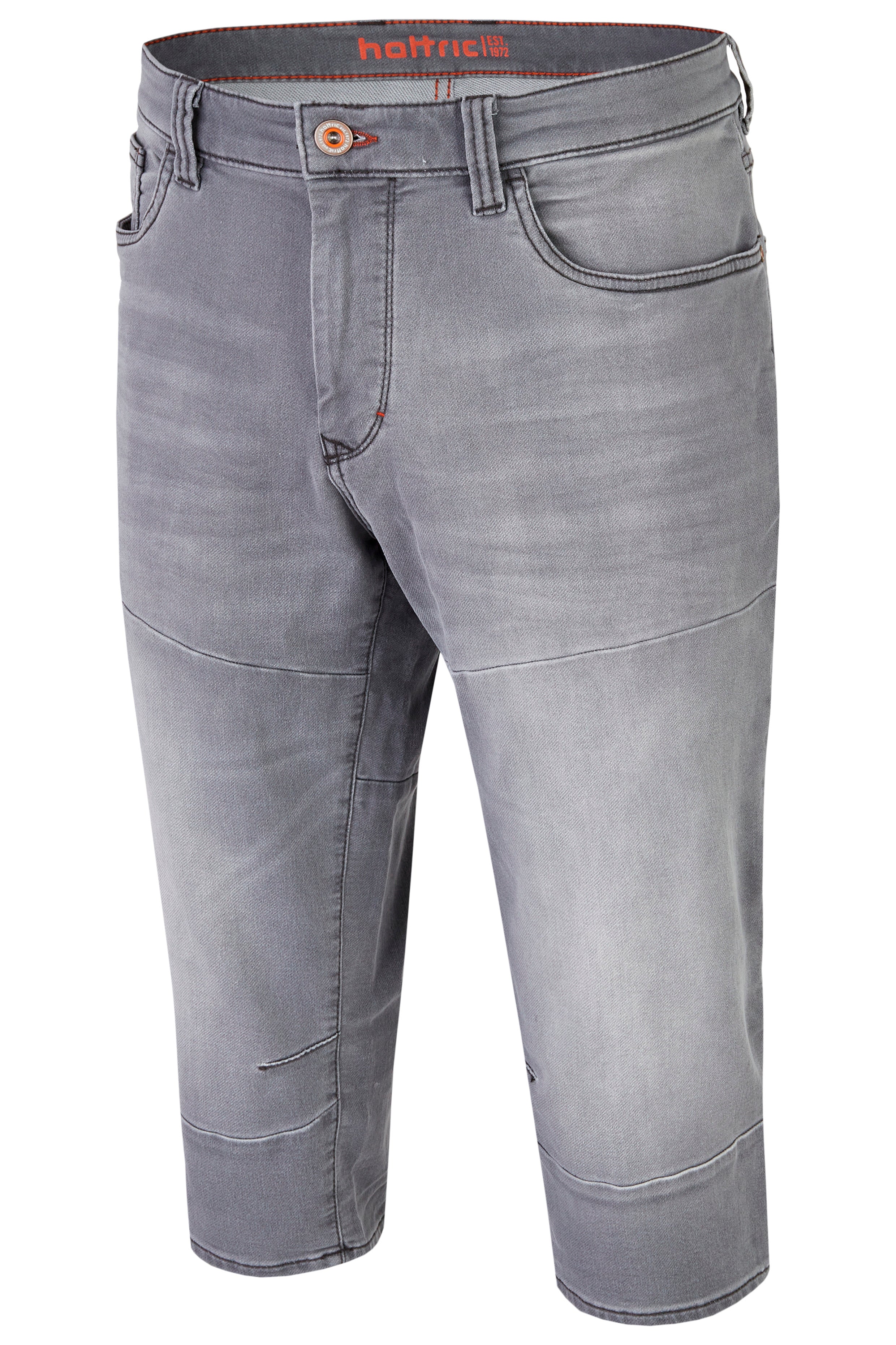 HATTRIC WORKER CAPRI Jeans - Steel Mist Grey - 696015 7712.04