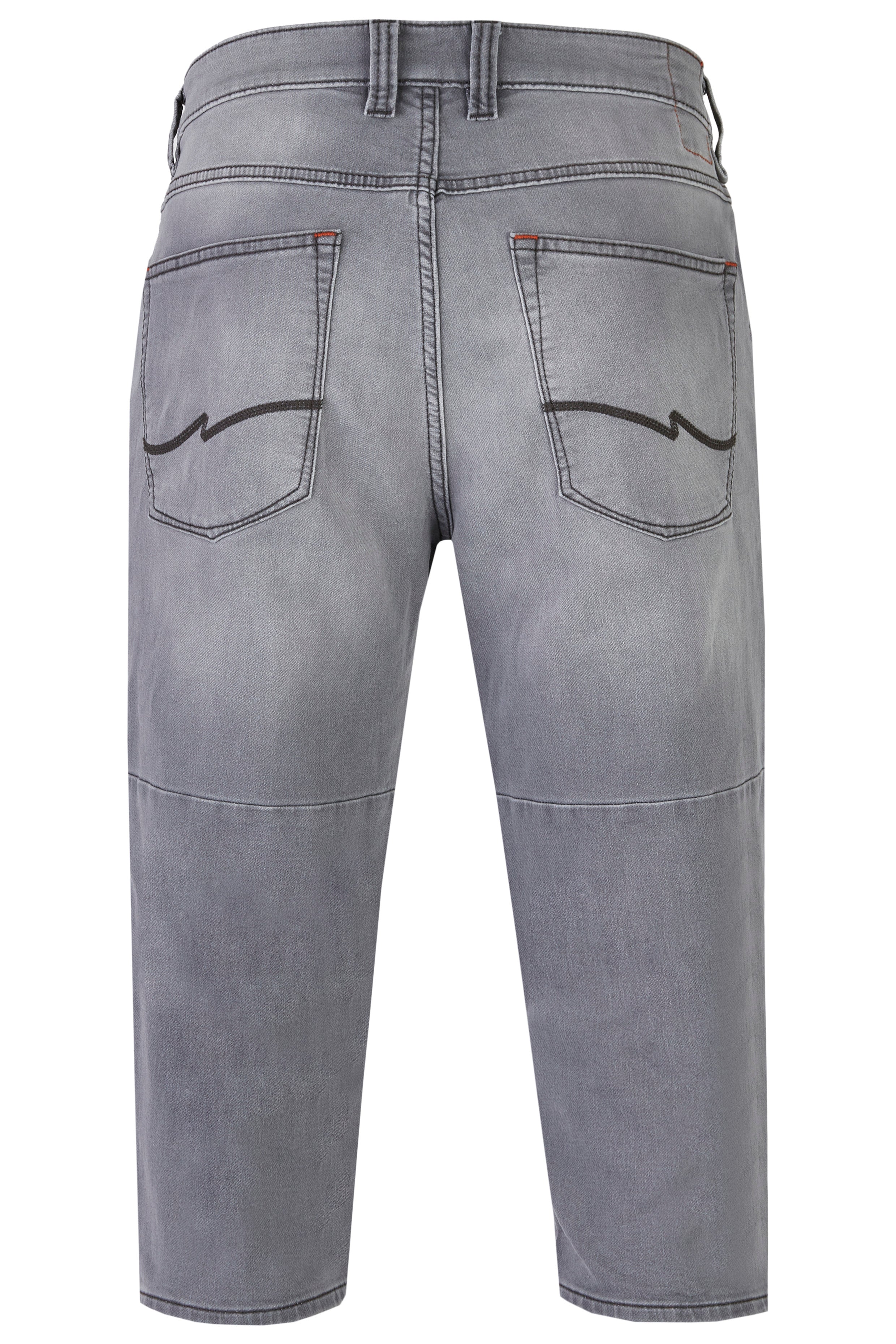 HATTRIC WORKER CAPRI Jeans - Steel Mist Grey - 696015 7712.04 von Hattric
