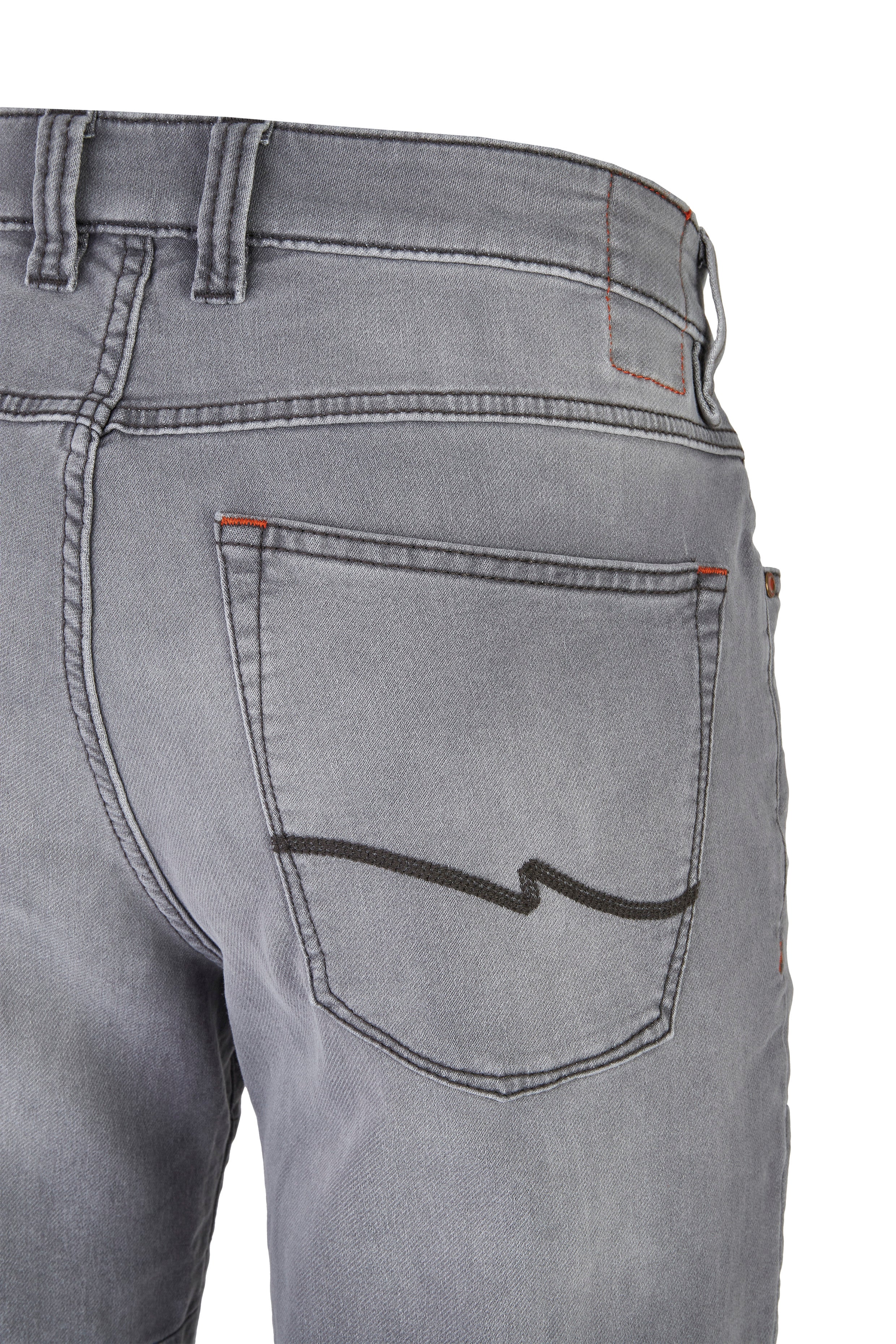 HATTRIC WORKER CAPRI Jeans - Steel Mist Grey - 696015 7712.04 von Hattric