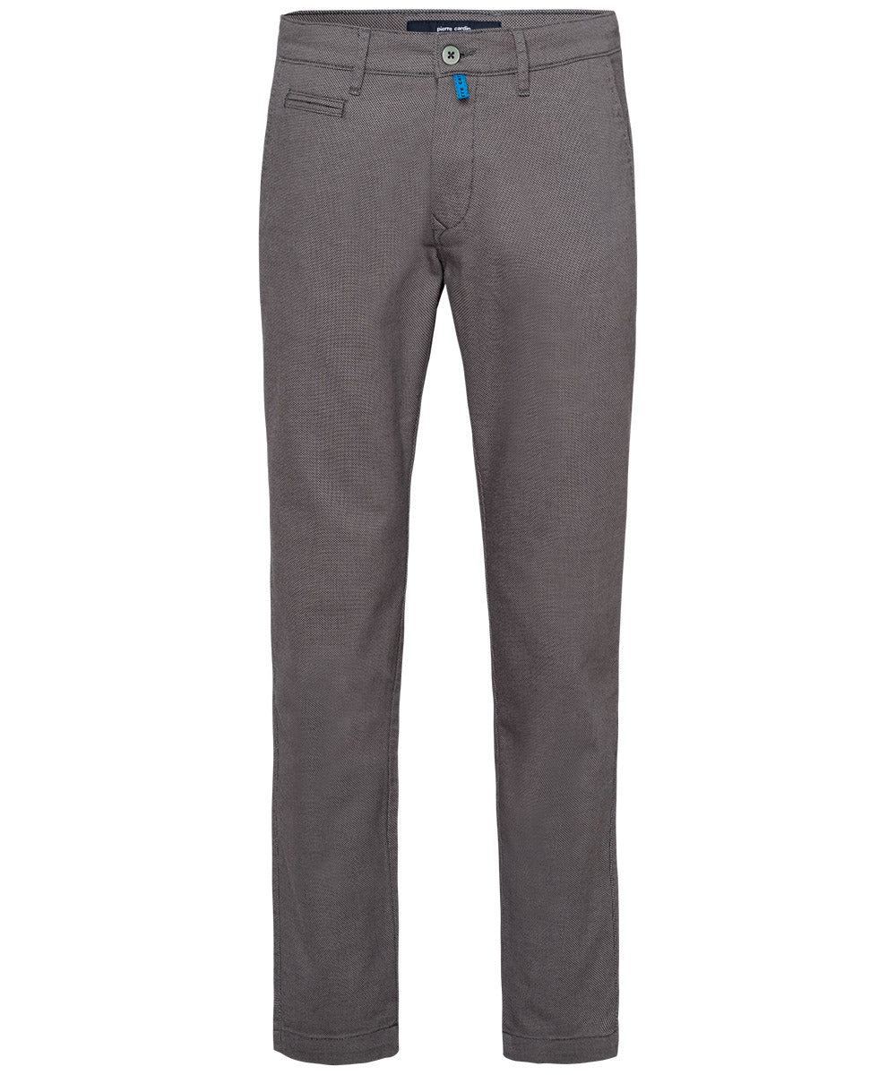 PIERRE CARDIN LYON TAPERED Chinchilla Slate Chino - 33757 4000.9213
