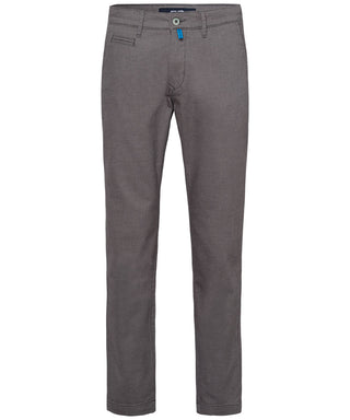 PIERRE CARDIN LYON TAPERED Chinchilla Slate Chino - 33757 4000.9213