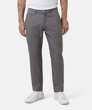 PIERRE CARDIN LYON TAPERED Chinchilla Slate Chino - 33757 4000.9213