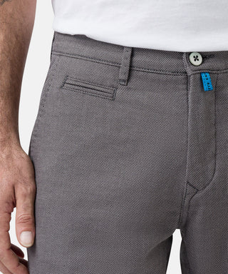 PIERRE CARDIN LYON TAPERED Chinchilla Slate Chino - 33757 4000.9213