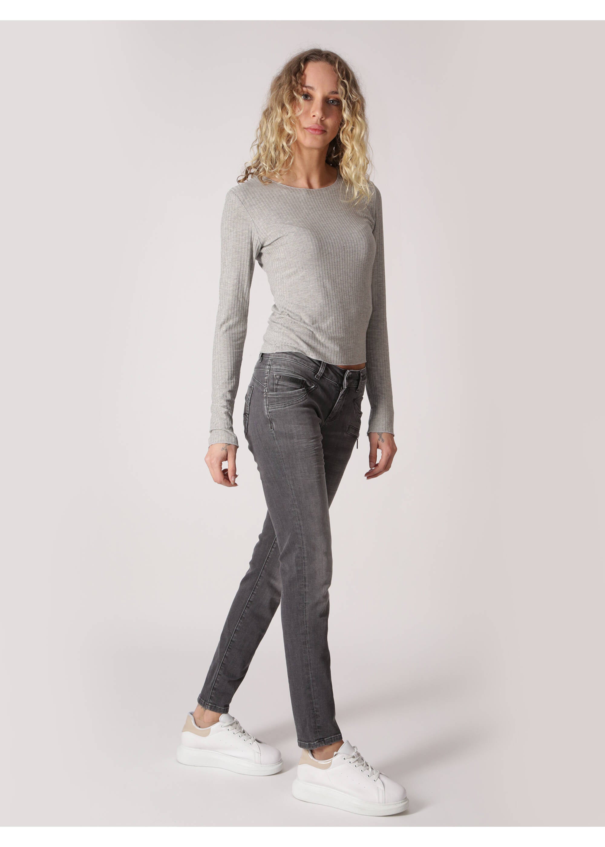 MOD JEANS Suzy Skinny Jeans - Iron Fog Grey - AU22-2012.3414 von MOD Jeans