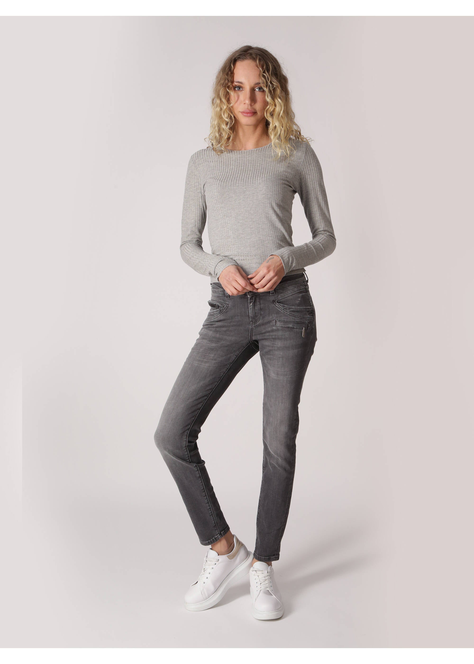 MOD JEANS Suzy Skinny Jeans - Iron Fog Grey - AU22-2012.3414 von MOD Jeans