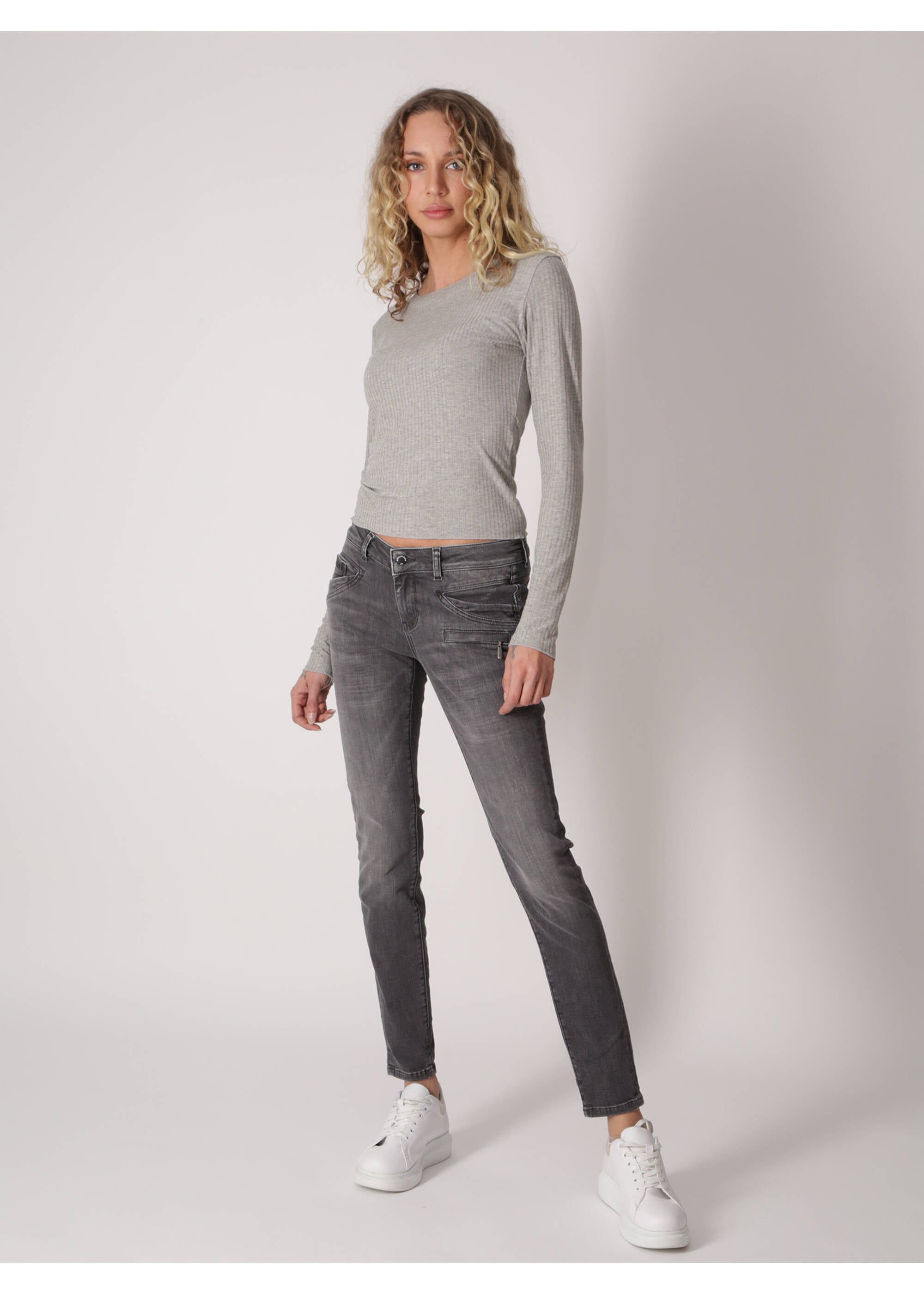 MOD JEANS Suzy Skinny Jeans - Iron Fog Grey - AU22-2012.3414 von MOD Jeans