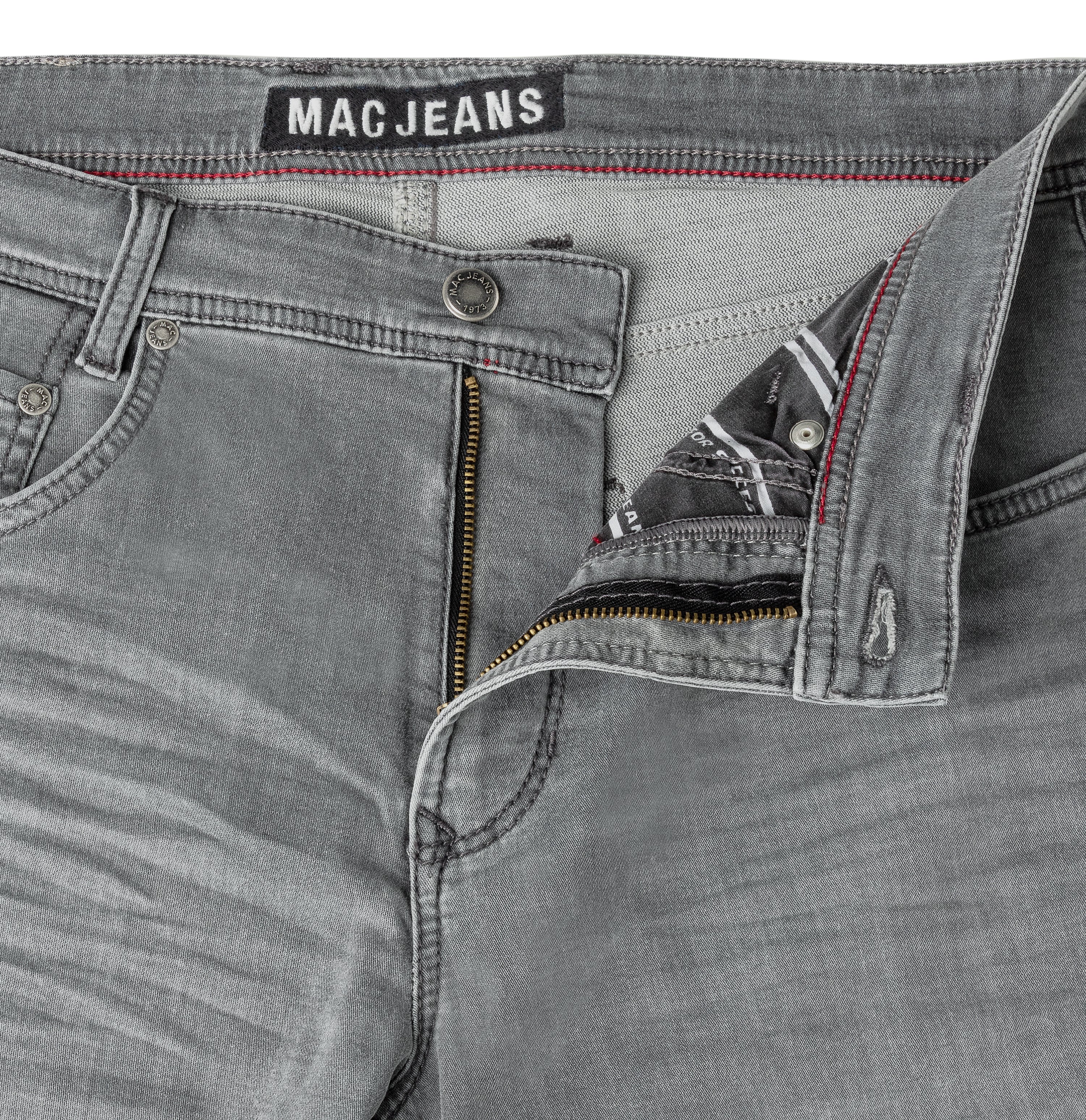 MAC Jog'N Short Jeans - Misty Glacier Grey - 0562-00-0994L-H825