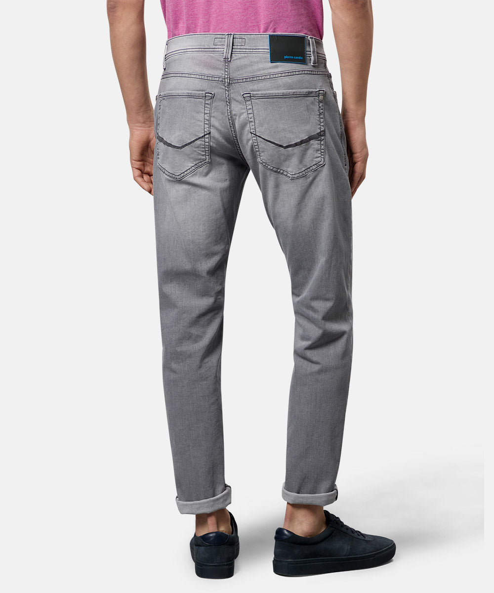 PIERRE CARDIN Lyon Tapered Jeans - Slate Drift Grey - 34510 8022.9834