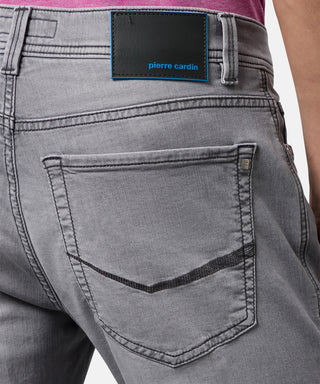 PIERRE CARDIN Lyon Tapered Jeans - Slate Drift Grey - 34510 8022.9834