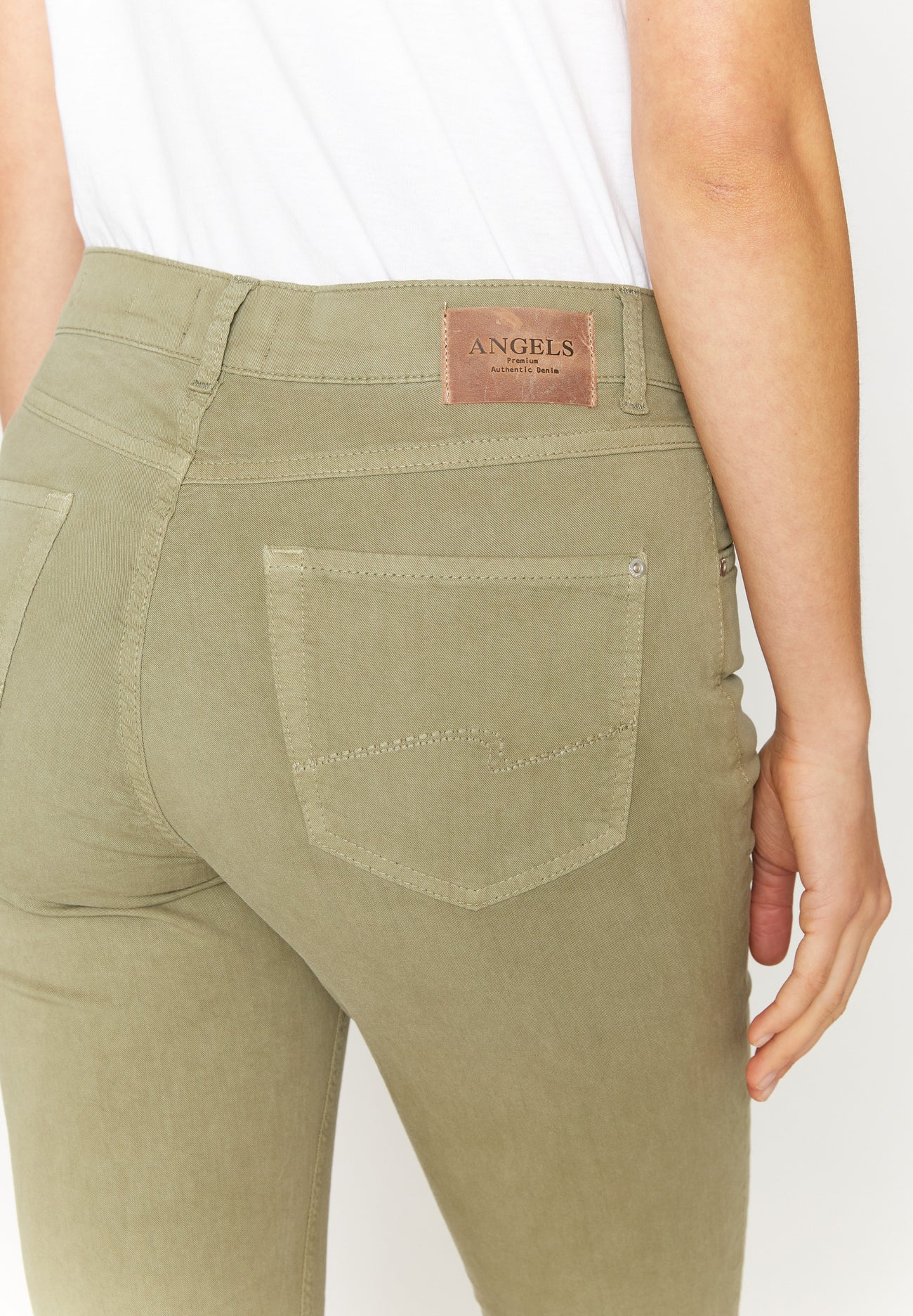 Jean skinny Angels, kaki clair, d'occasion, 178 €, référence 1200.5415