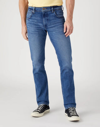WRANGLER Greensboro Five Pocket - Ocean Smoke Indigo - W15QYLZ71