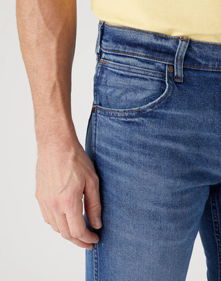 WRANGLER Greensboro Five Pocket - Ocean Smoke Indigo - W15QYLZ71