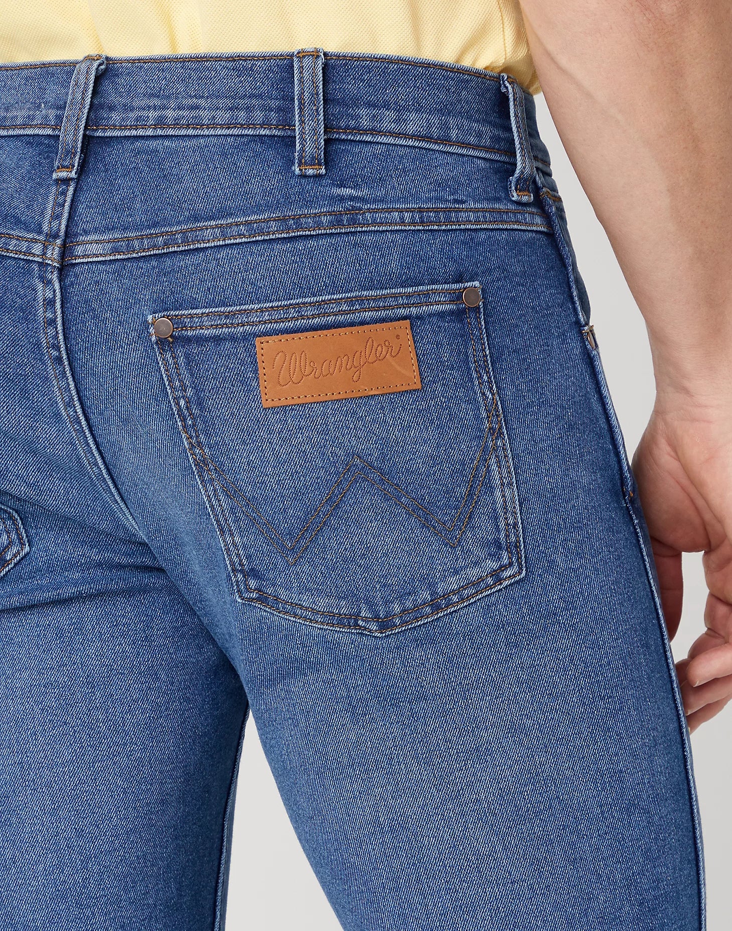 WRANGLER Greensboro Five Pocket - Ocean Smoke Indigo - W15QYLZ71