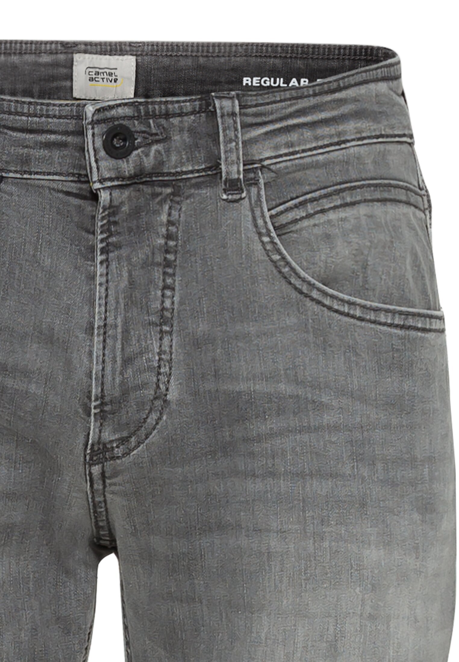 CAMEL ACTIVE Houston Five Pocket - Cloudwashed Steel Grey - 488375 7D13.05 von Camel Active