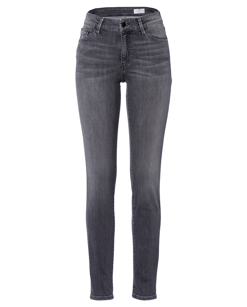 CROSS JEANS Anya Five Pocket - Charcoal Denim Glow - P489-122