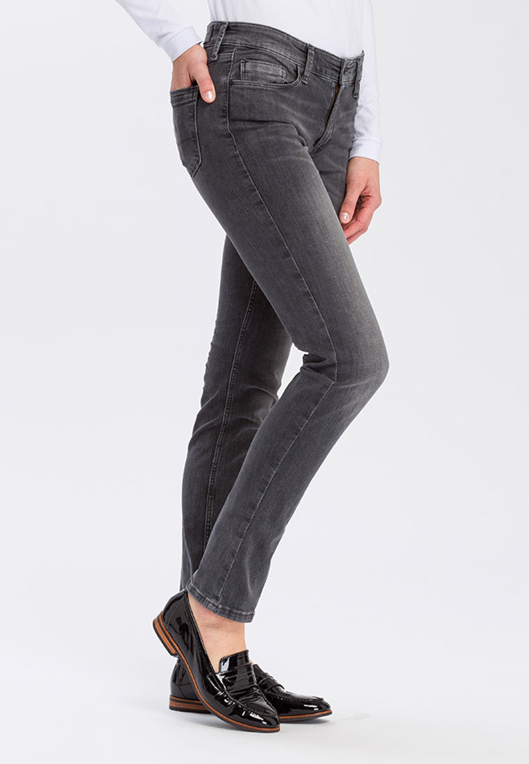 CROSS JEANS Anya Five Pocket - Charcoal Denim Glow - P489-122
