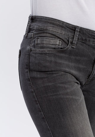 CROSS JEANS Anya Five Pocket - Charcoal Denim Glow - P489-122