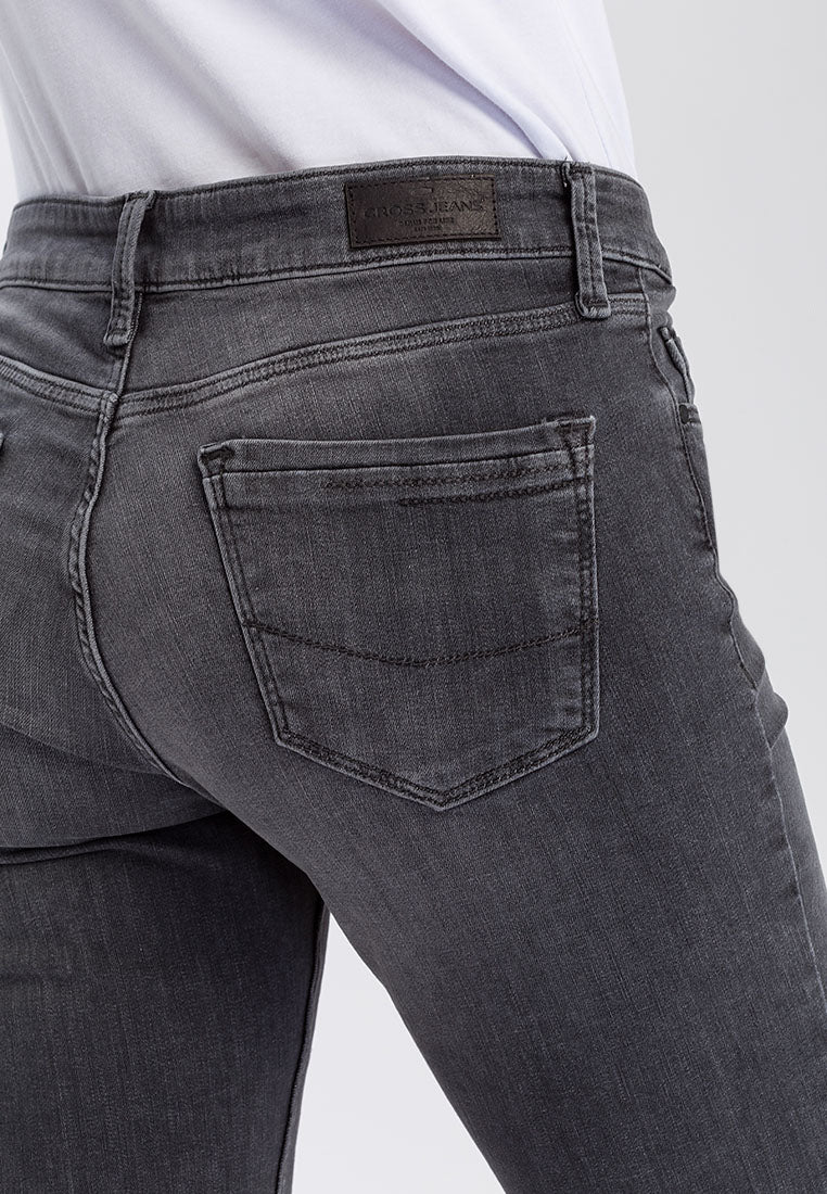 CROSS JEANS Anya Five Pocket - Charcoal Denim Glow - P489-122 von Cross Jeans