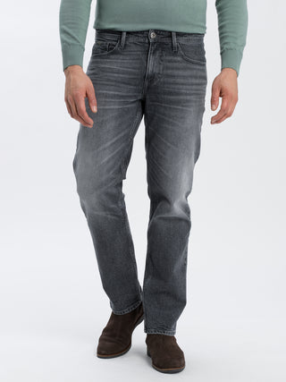 CROSS JEANS ANTONIO Five Pocket - Stonewash Shadow Grey - E161-299