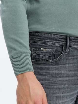 CROSS JEANS ANTONIO Five Pocket - Stonewash Shadow Grey - E161-299