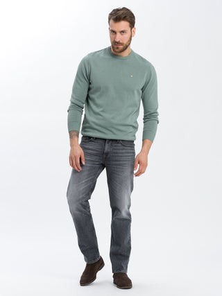 CROSS JEANS ANTONIO Five Pocket - Stonewash Shadow Grey - E161-299