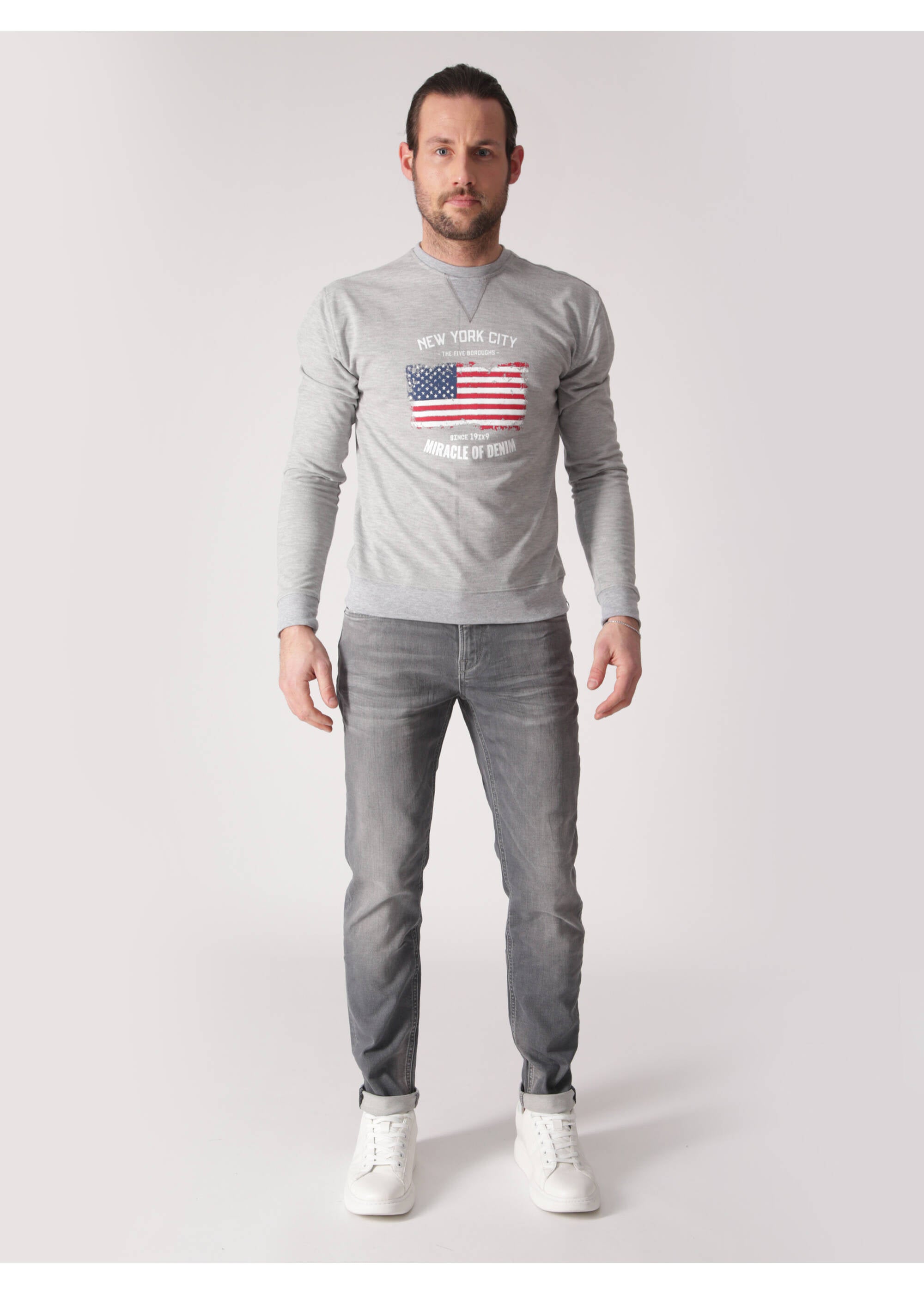 MOD JEANS Marcel jogg Jeans - Driftwood Grey - AU22-1005.3785 von MOD Jeans