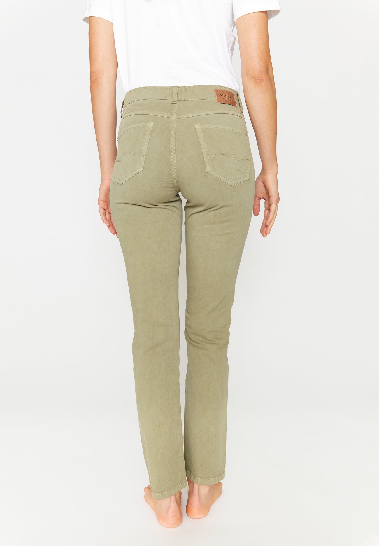 ANGELS JEANS Cici Straight-Leg Jeans - Soft Sage Green - 332 3400.53558 von Angels Jeans