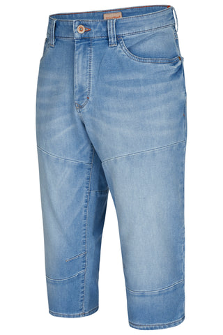 HATTRIC WORKER CAPRI - Pale Washed Denim - 696015 7712.43