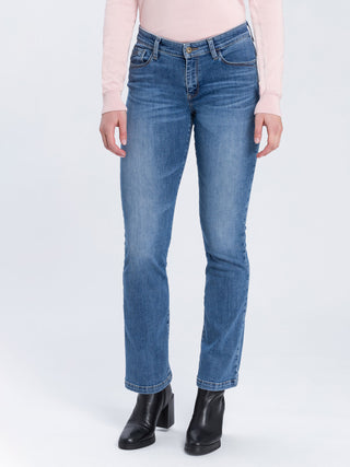 CROSS JEANS LAUREN Bootcut Jeans - Dusty Ocean Mist - H485-017