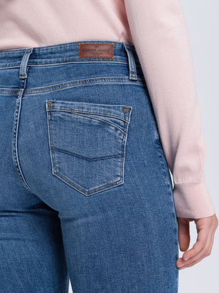 CROSS JEANS LAUREN Bootcut Jeans - Dusty Ocean Mist - H485-017