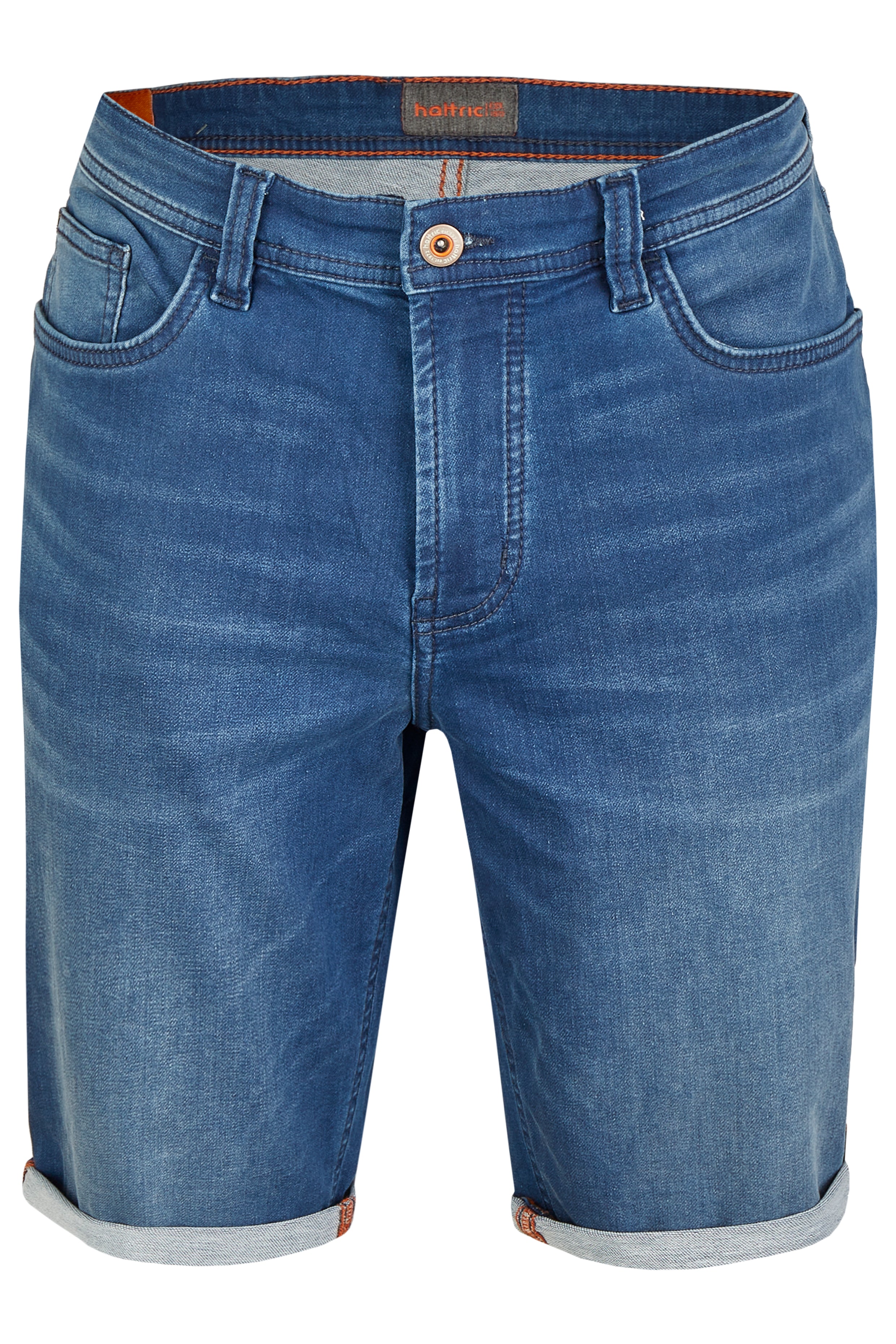 HATTRIC Bermuda Shorts - Twilight Indigo Wash - 698835 1223.42