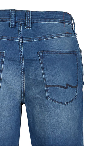 HATTRIC Bermuda Shorts - Twilight Indigo Wash - 698835 1223.42