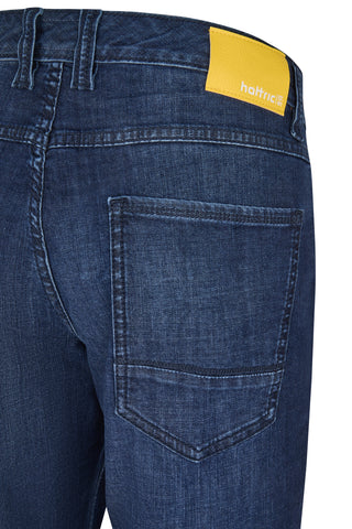 HATTRIC HARRIS Tapered Denim - Deep Indigo Blue - 688655 5363.45