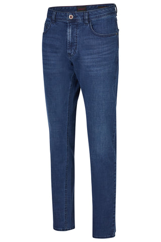 HATTRIC Harris Tapered Jeans - Deep Denim River - 688625 6371.43