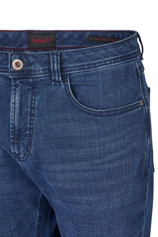 HATTRIC Harris Tapered Jeans - Deep Denim River - 688625 6371.43