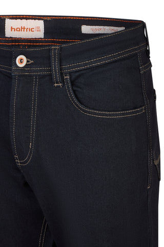 HATTRIC Parker Thermo-Jeans - Midnight Navy Stitch - 689075 6231.45