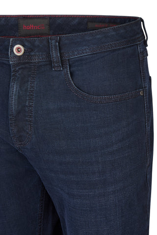 HATTRIC Harris Five Pocket - Midnight Stone Blue - 688625 6371.48