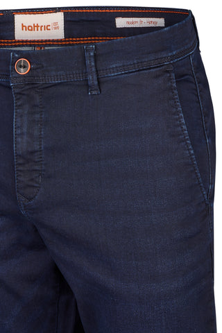 HATTRIC HARVEY Chino - Midnight Indigo - 677445 6378.86