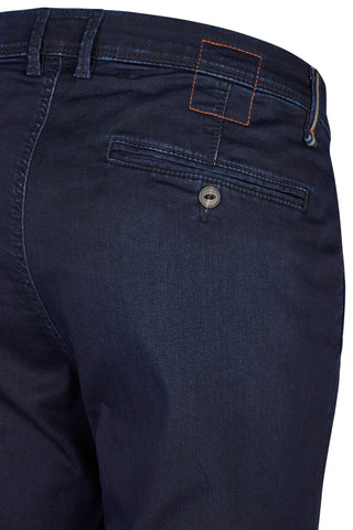 HATTRIC HARVEY Chino - Midnight Indigo - 677445 6378.86